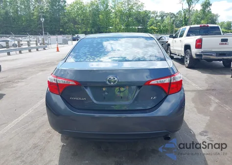 2015 Toyota Corolla Le z USA, uszkodzony, nr VIN 2T1BURHE0FC306499